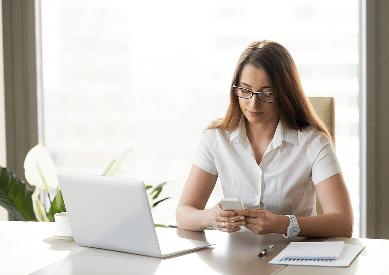 Practice owner reviewing revenue dashboards